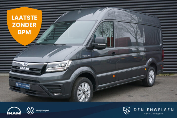 MAN TGE 3.140 | L3H3 | ACC | App-Connect | Camera | Trekhaak | Facelift | 270 Graden Deuren