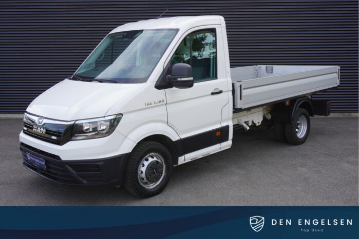 MAN TGE 180pk Automaat Dubbellucht open laadbak Tacho Cruise control Airco 3-Zits Pick-Up
