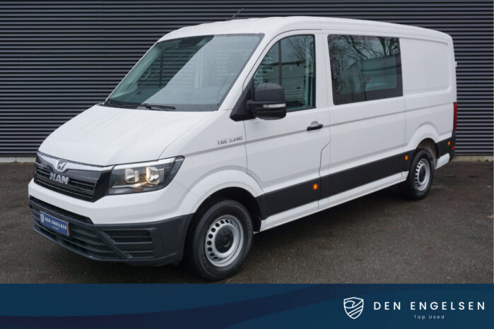 MAN TGE 3.140 140pk Dubbele cabine L3H2/L2H1 Navigatie Trekhaak Camera Cruise control Parkeersensoren