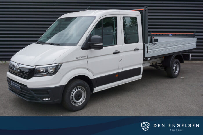 MAN TGE 3.180 180PK Automaat L4 Dubbele cabine Open Laadbak Pick-Up 3,5T Trekhaak ACC Apple Carplay  Navi