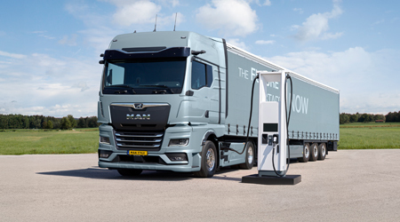 Eigen laadpaal voor vrachtwagens